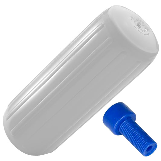 Polyform HTM-2 Fender 8.5" x 20.5" - White w/Adapter [HTM-2 WHITE W/AIR ADAPTER]